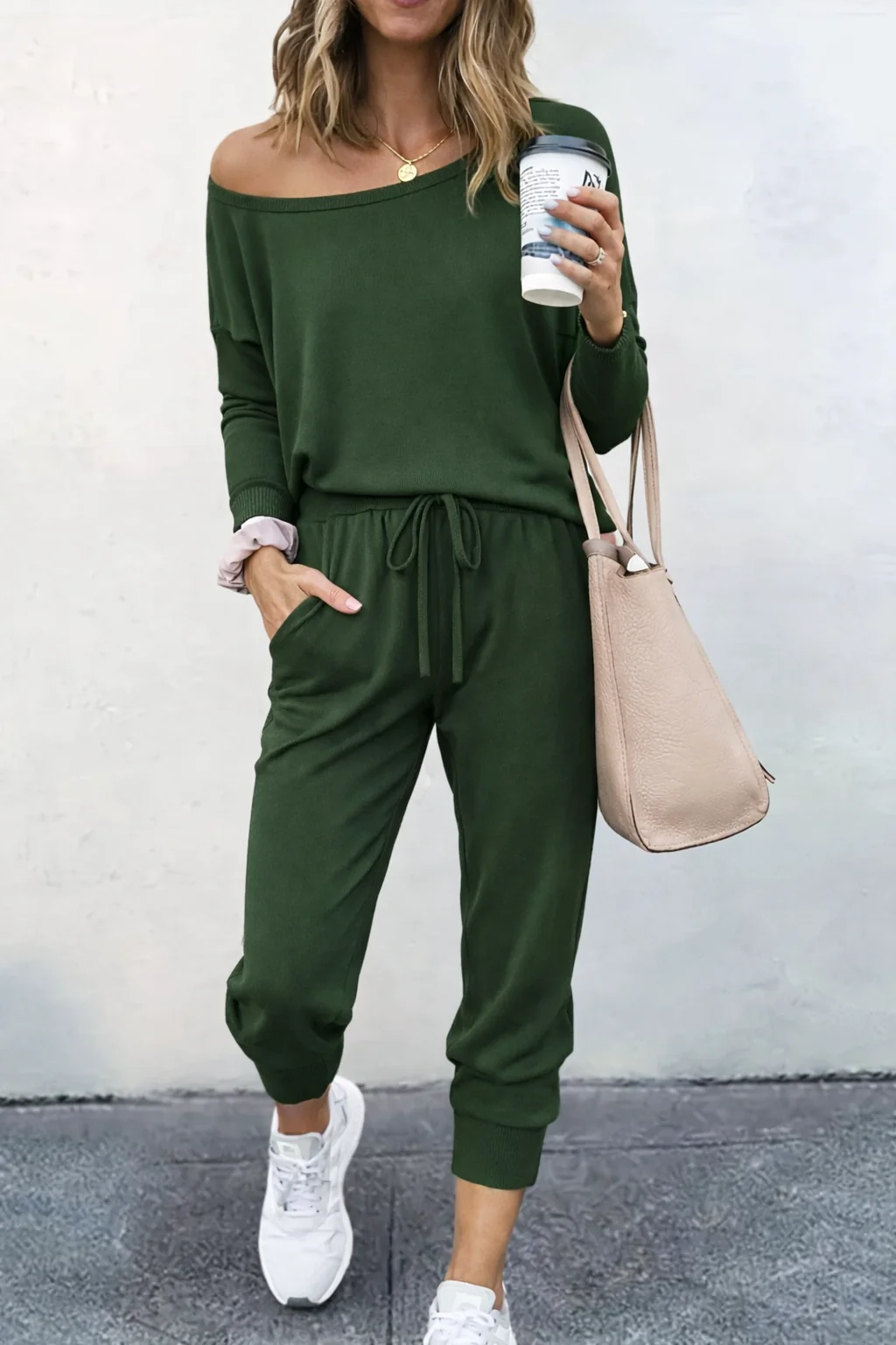 Women's Effortlessly Chic Two-Piece Top and Trouser Set - Image 2