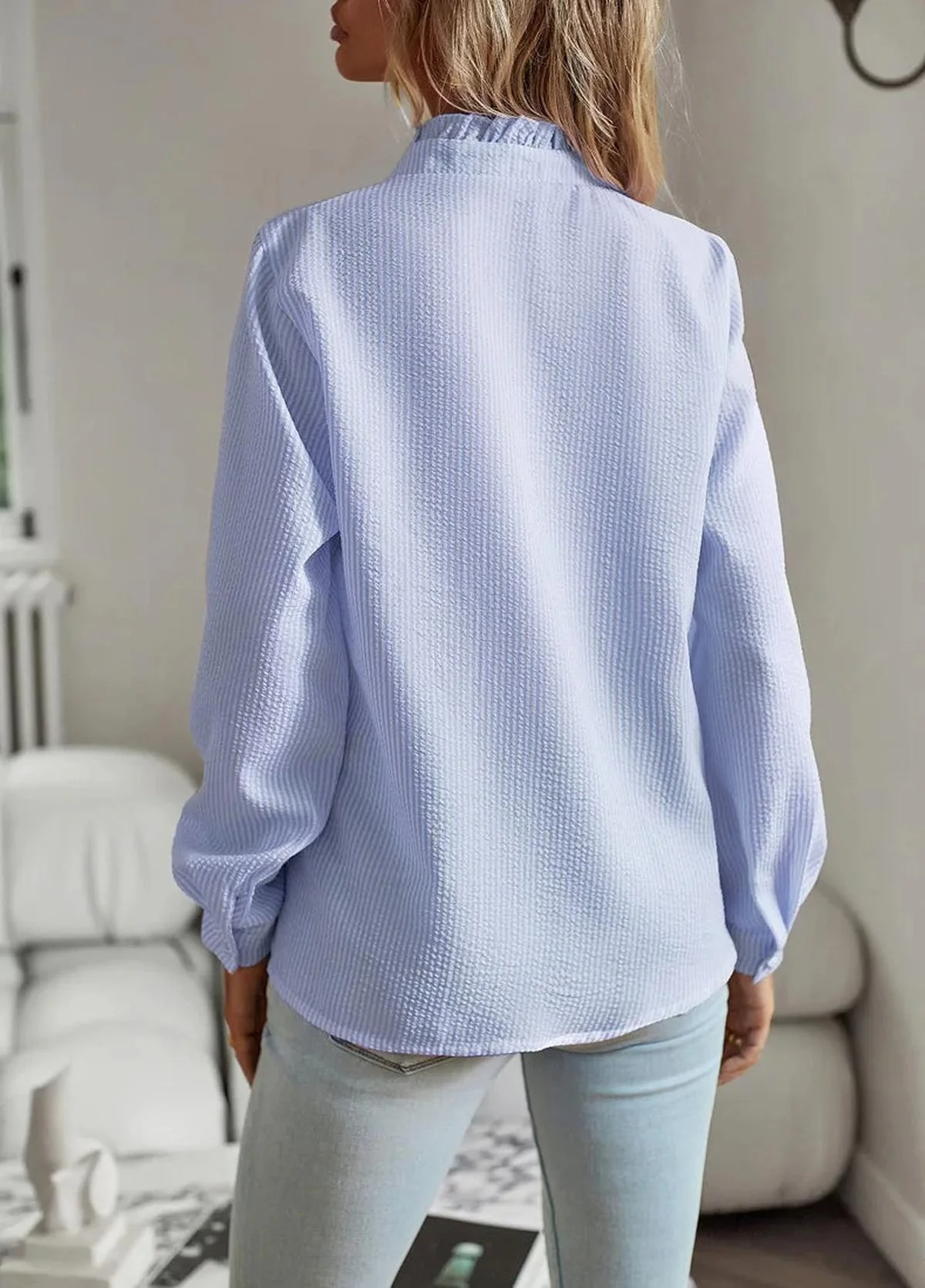 Elegant Cotton Sleeve Top for Women - Image 6