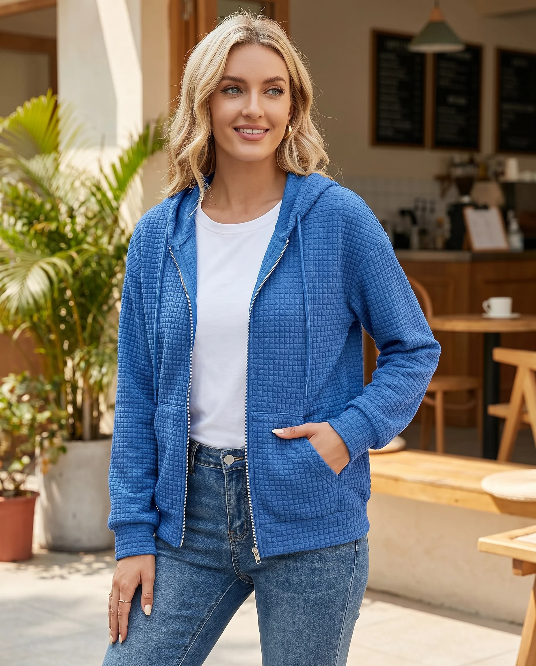 Women's Elegant Long-Line Open-Front Cardigan — Soft Draped Long-Sleeve Knit Wrap - Image 4
