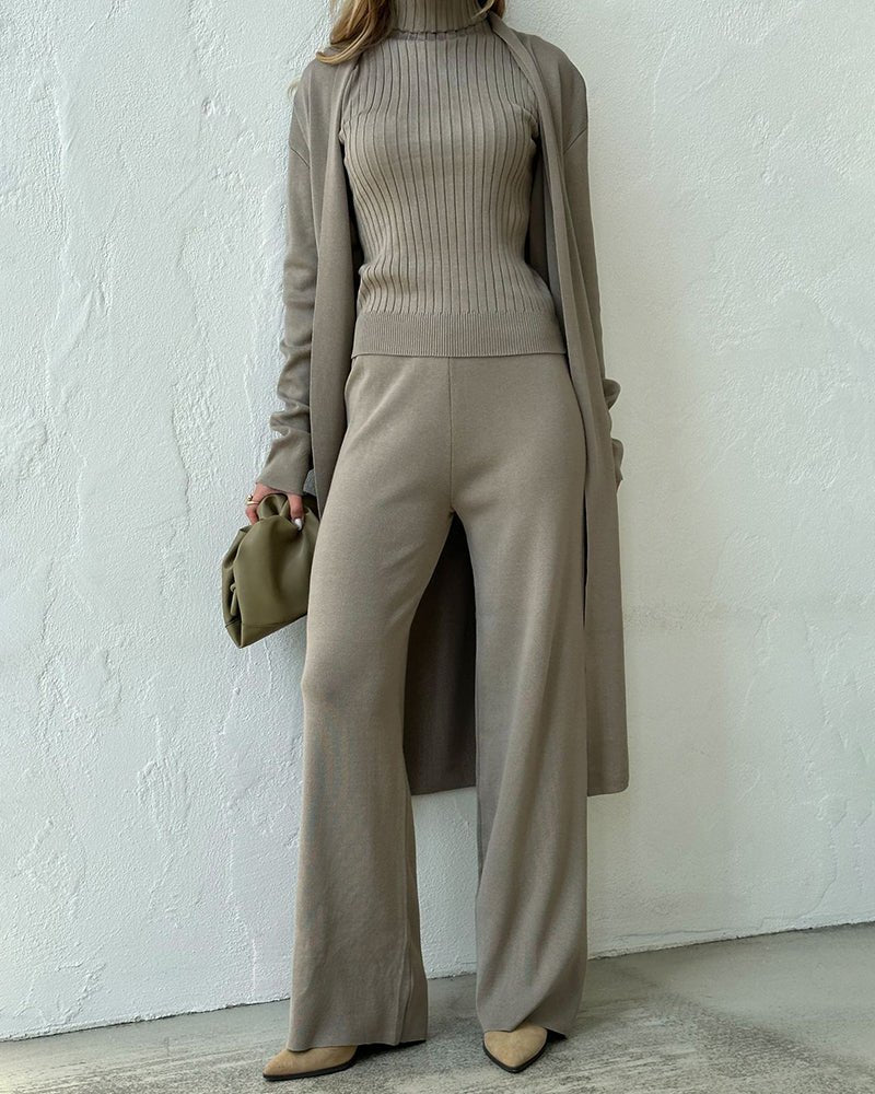 Women's Elegant Three-Piece Coordinated Set in Versatile Colours - Image 11