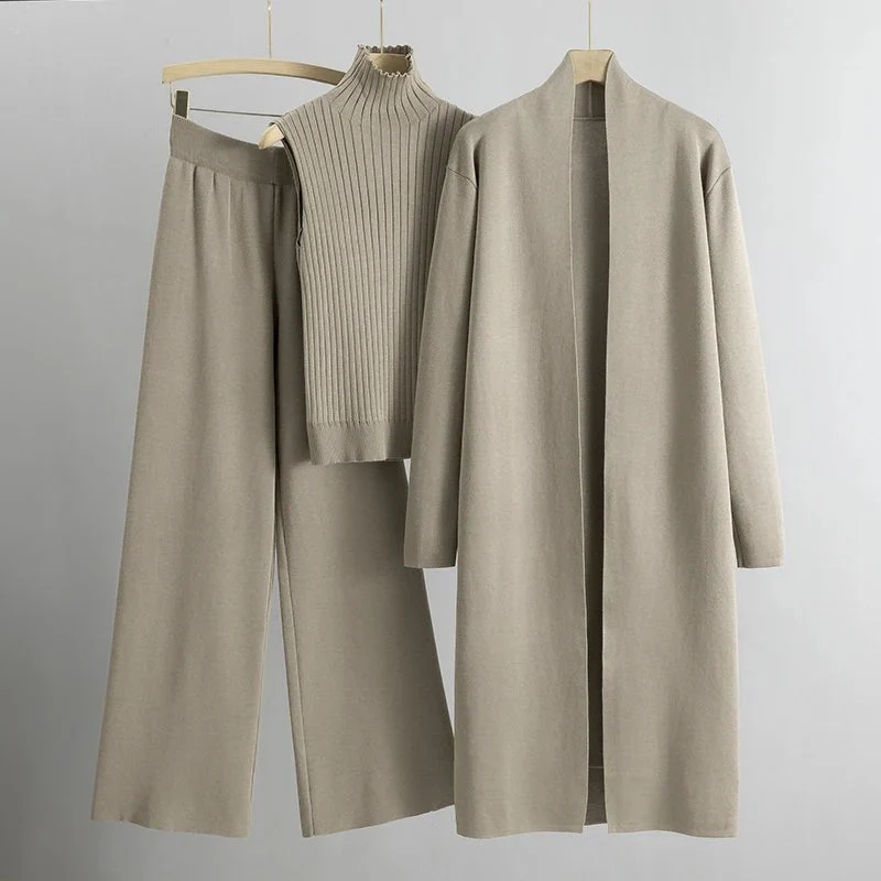 Women's Elegant Three-Piece Coordinated Set in Versatile Colours - Image 5