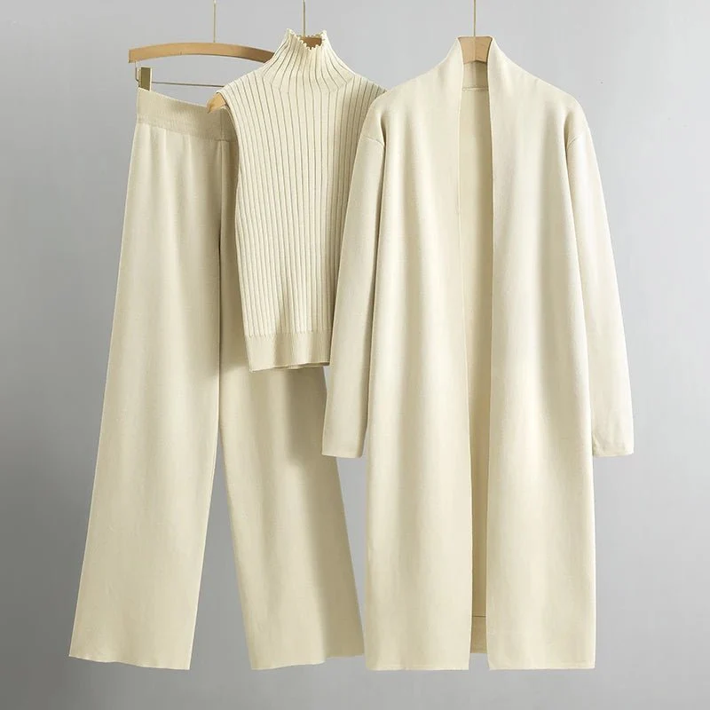 Women's Elegant Three-Piece Coordinated Set in Versatile Colours - Image 7