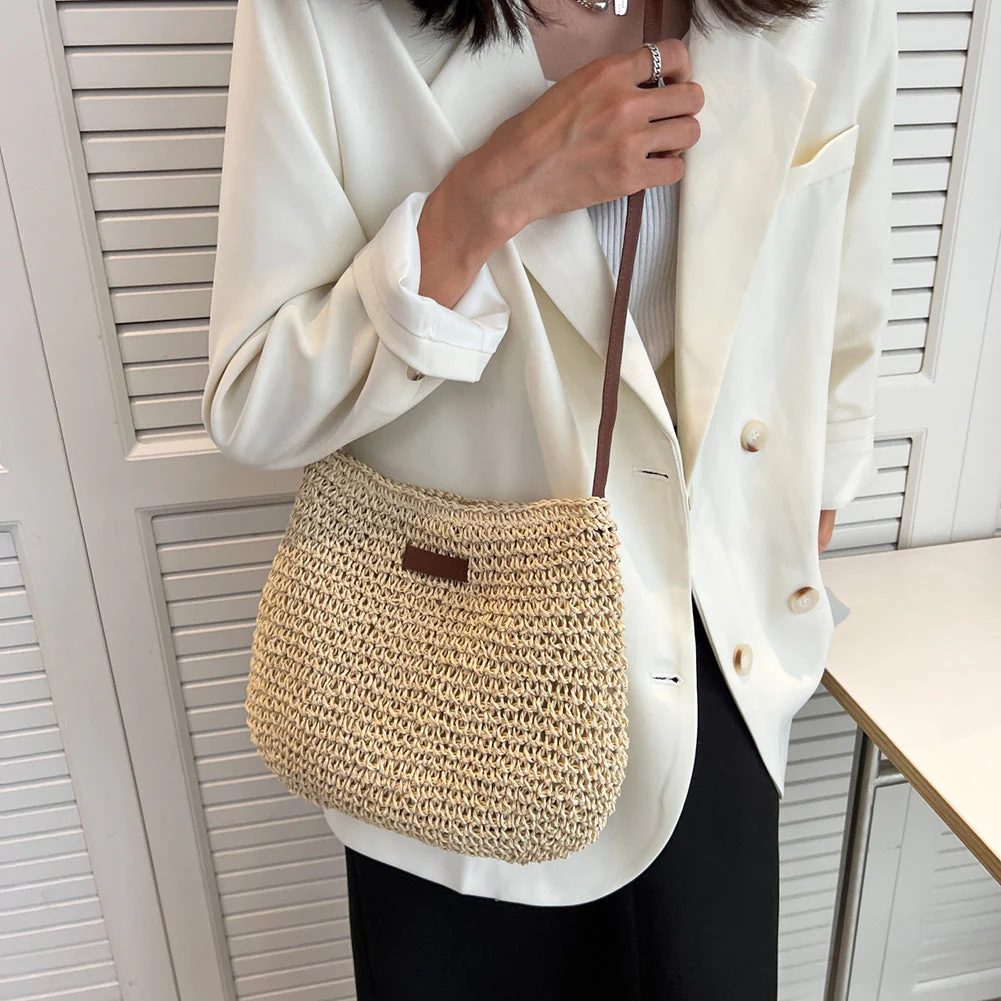 Women's Relaxed Elegance Shoulder Bag in Neutral Earth Tones - Image 2