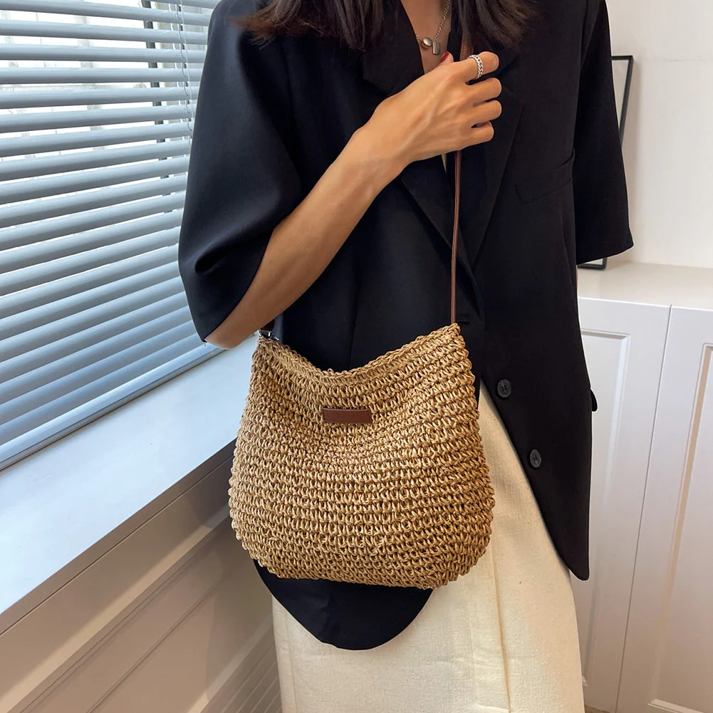 Women's Relaxed Elegance Shoulder Bag in Neutral Earth Tones - Image 3