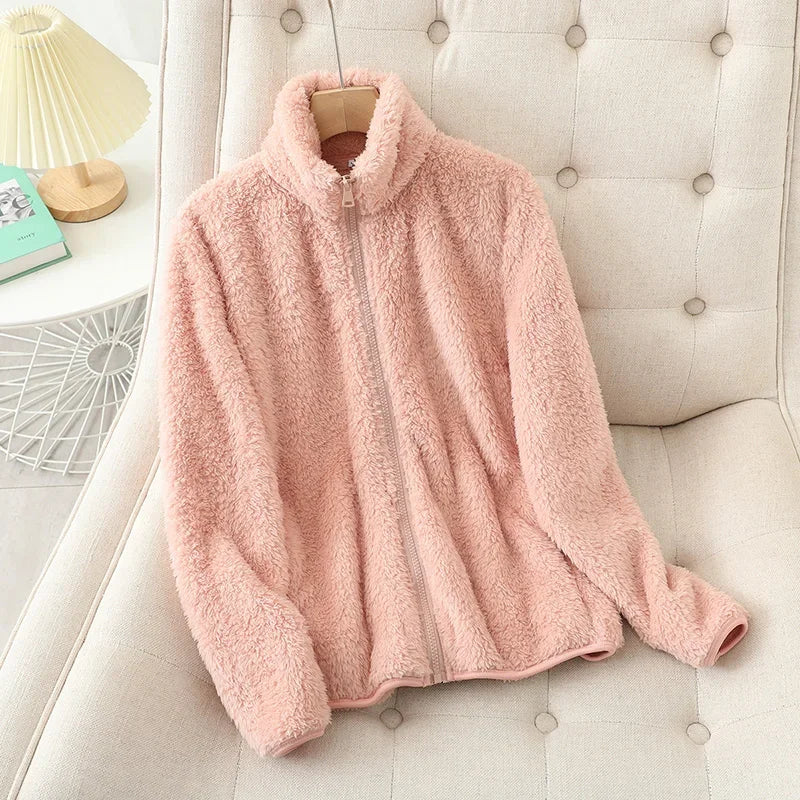 Women's Warm Cozy Fleece Jacket - Image 10