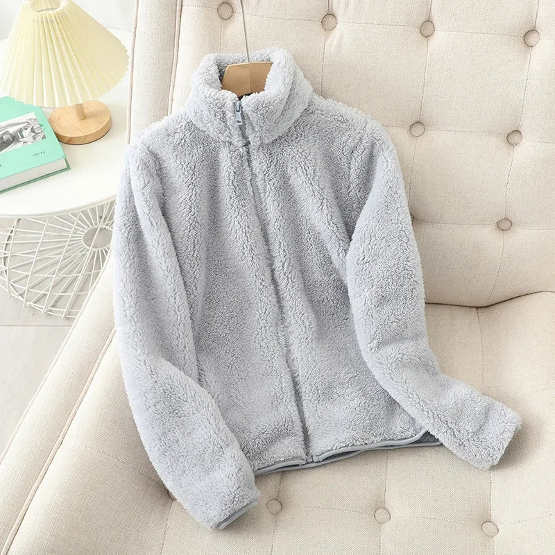 Women's Warm Cozy Fleece Jacket - Image 6