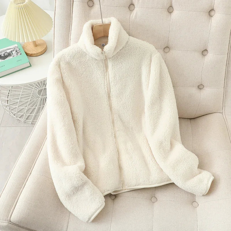 Women's Warm Cozy Fleece Jacket - Image 7