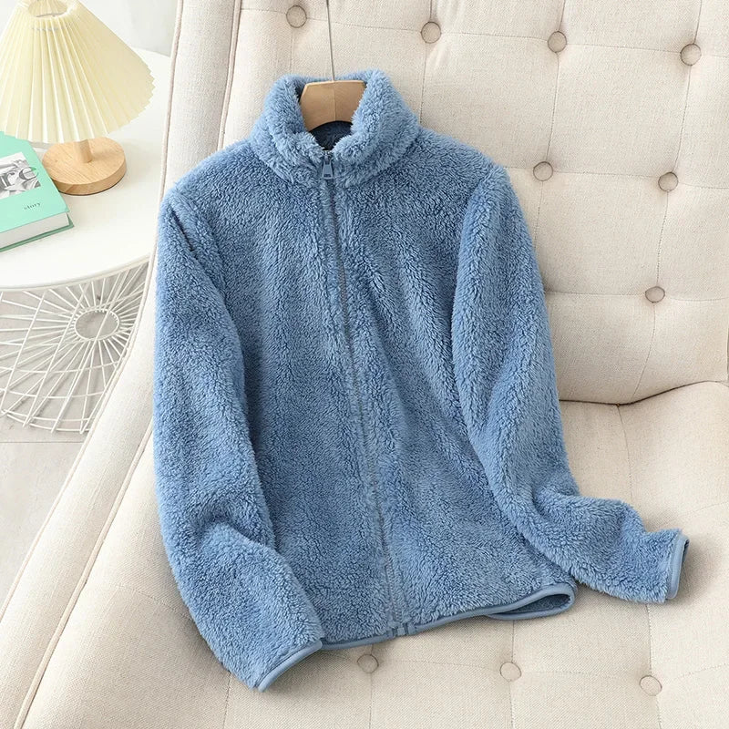 Women's Warm Cozy Fleece Jacket - Image 9