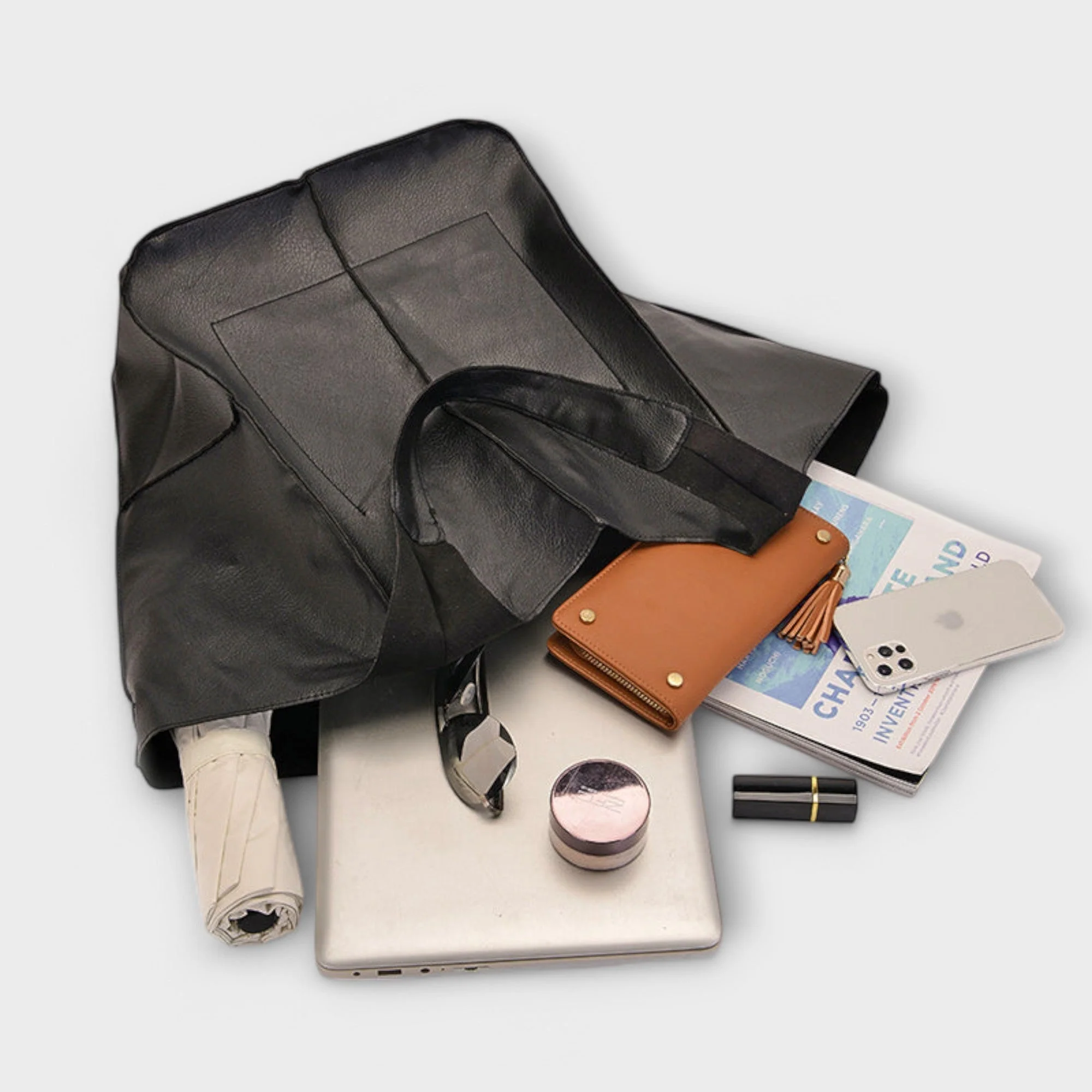 Women's Spacious Everyday Tote Bag with Wide Interior Compartment - Image 5