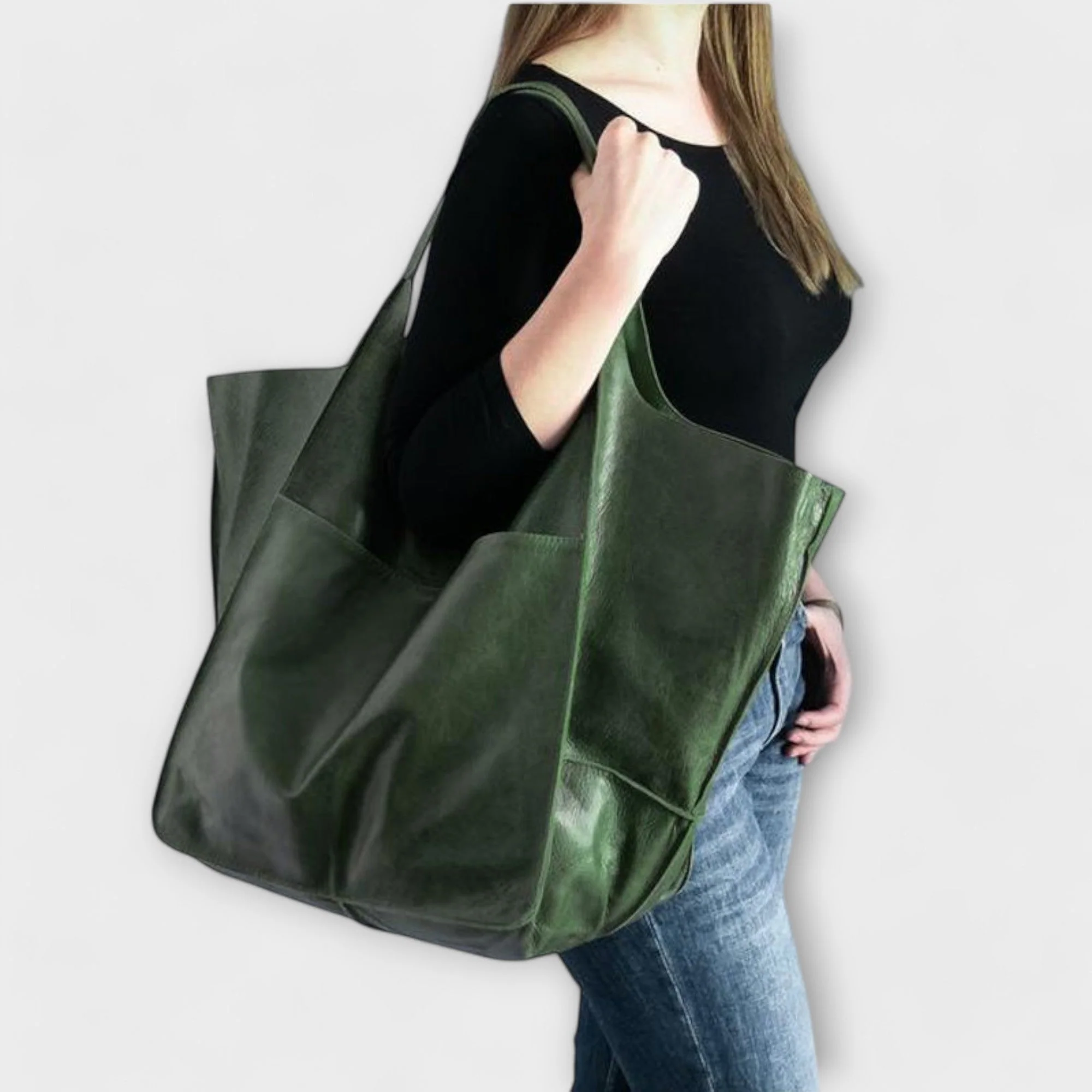 Women's Spacious Everyday Tote Bag with Wide Interior Compartment - Image 8