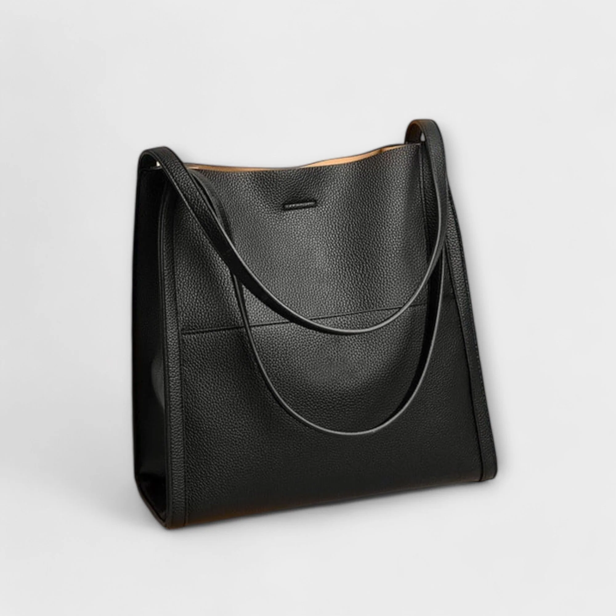 Women's Structured Handbag with Clean Lines and Reinforced Base - Image 12