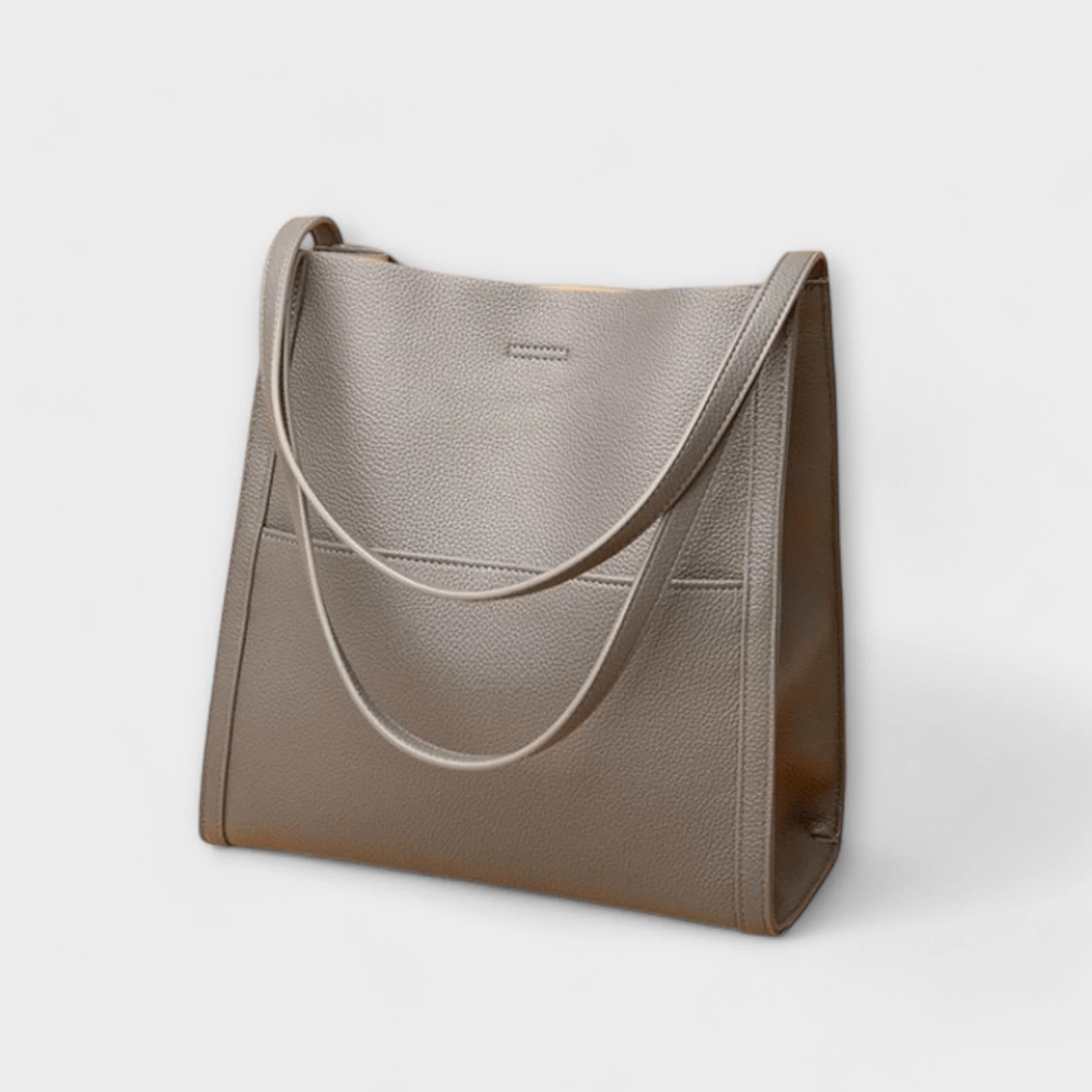Women's Structured Handbag with Clean Lines and Reinforced Base - Image 4