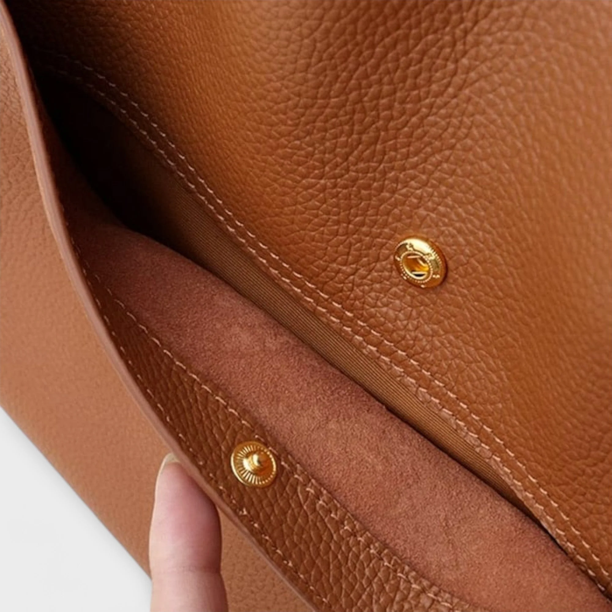 Women's Structured Handbag with Clean Lines and Reinforced Base - Image 7