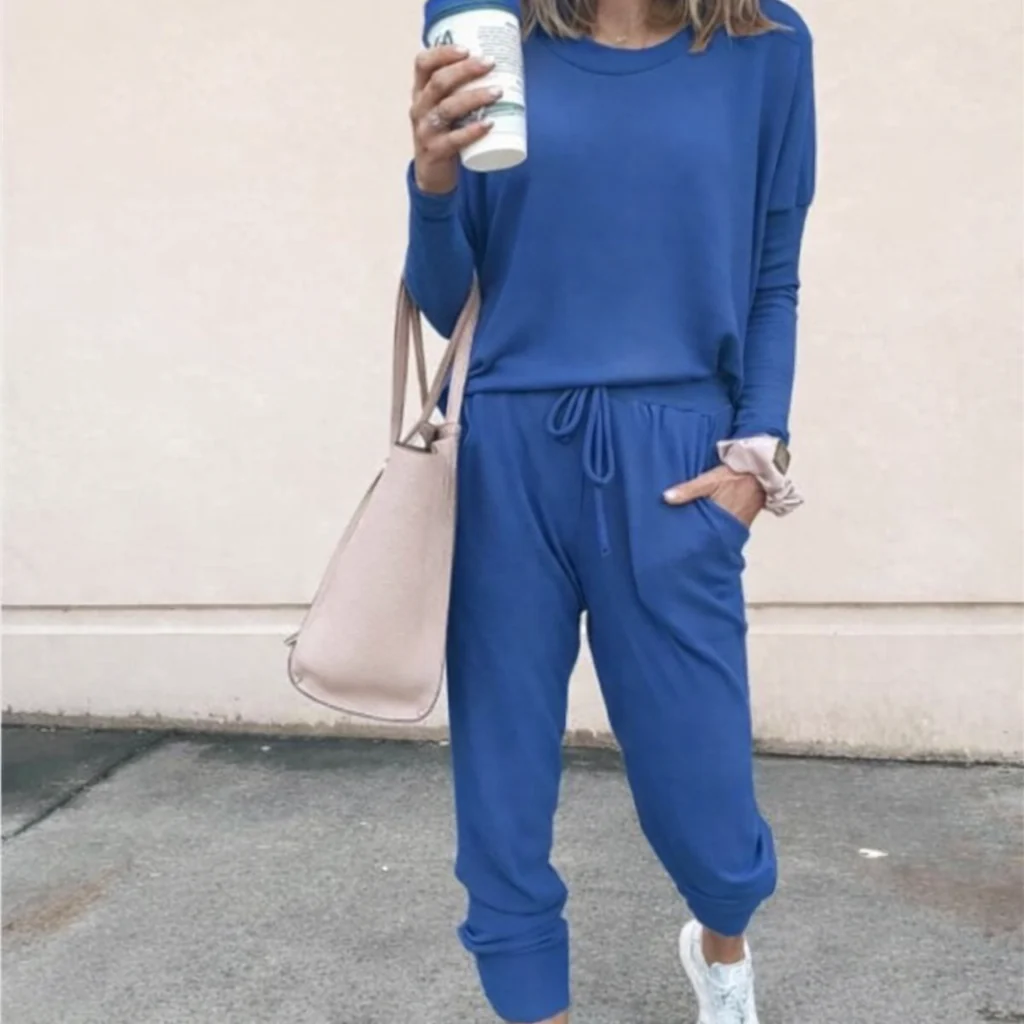 Women's Stylish Two-Piece Top and Trouser Coordinated Set - Image 8