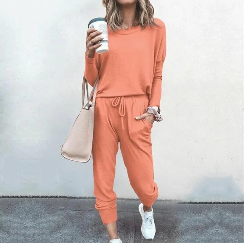 Women's Stylish Two-Piece Top and Trouser Coordinated Set - Image 9