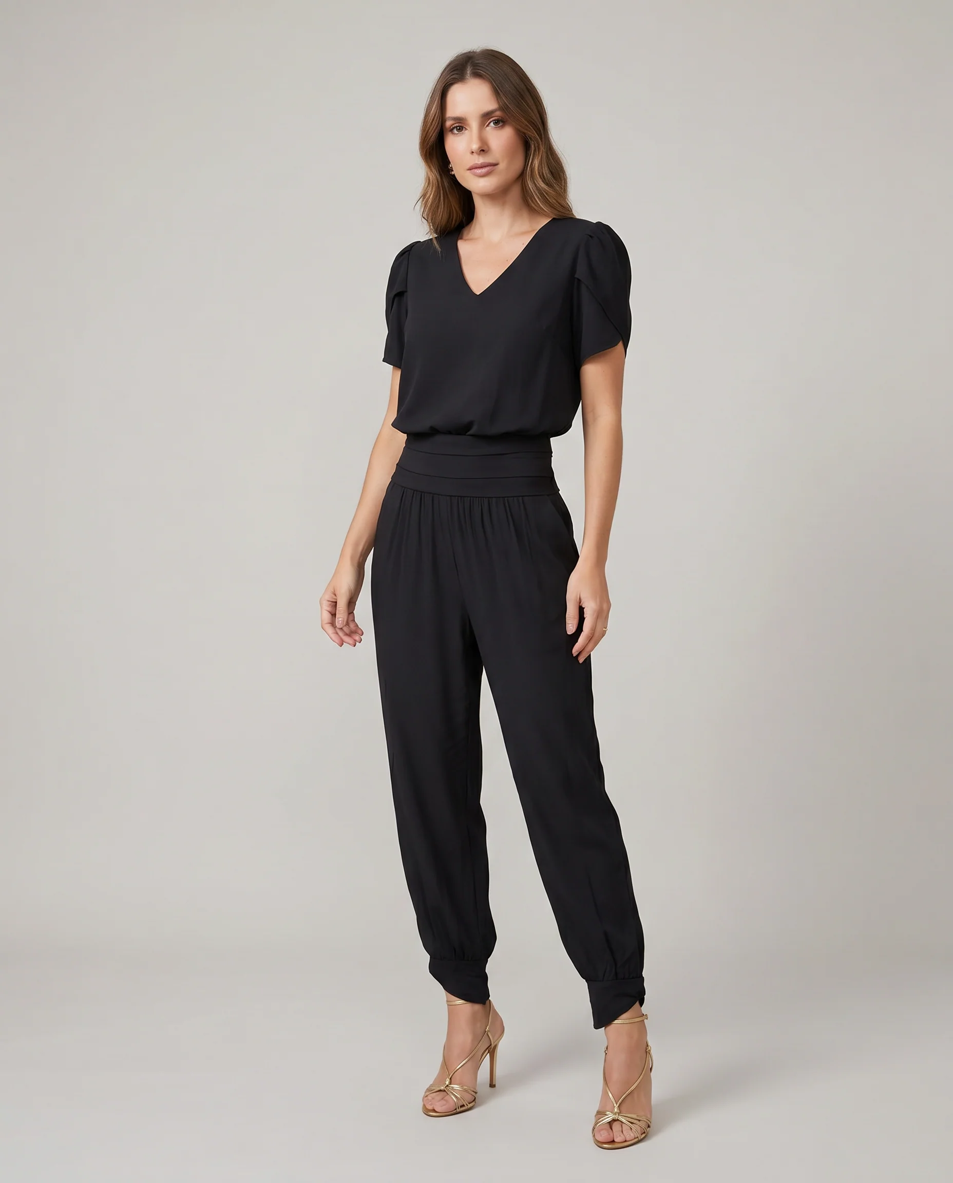 Women's Trendy Two-Piece Top and Trouser Coordinated Set - Image 2