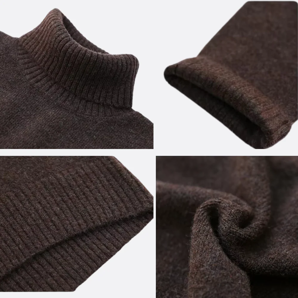 Women's Warm oversized turtleneck sweater - Image 2